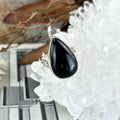 Black Tourmaline Teardrop Shape Ring