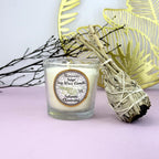 Selenite Crystal Candle