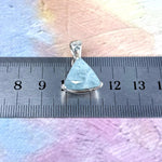 Trillion Cut Aquamarine Pendant