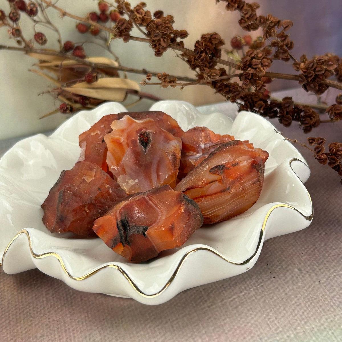 Raw Carnelian Crystal