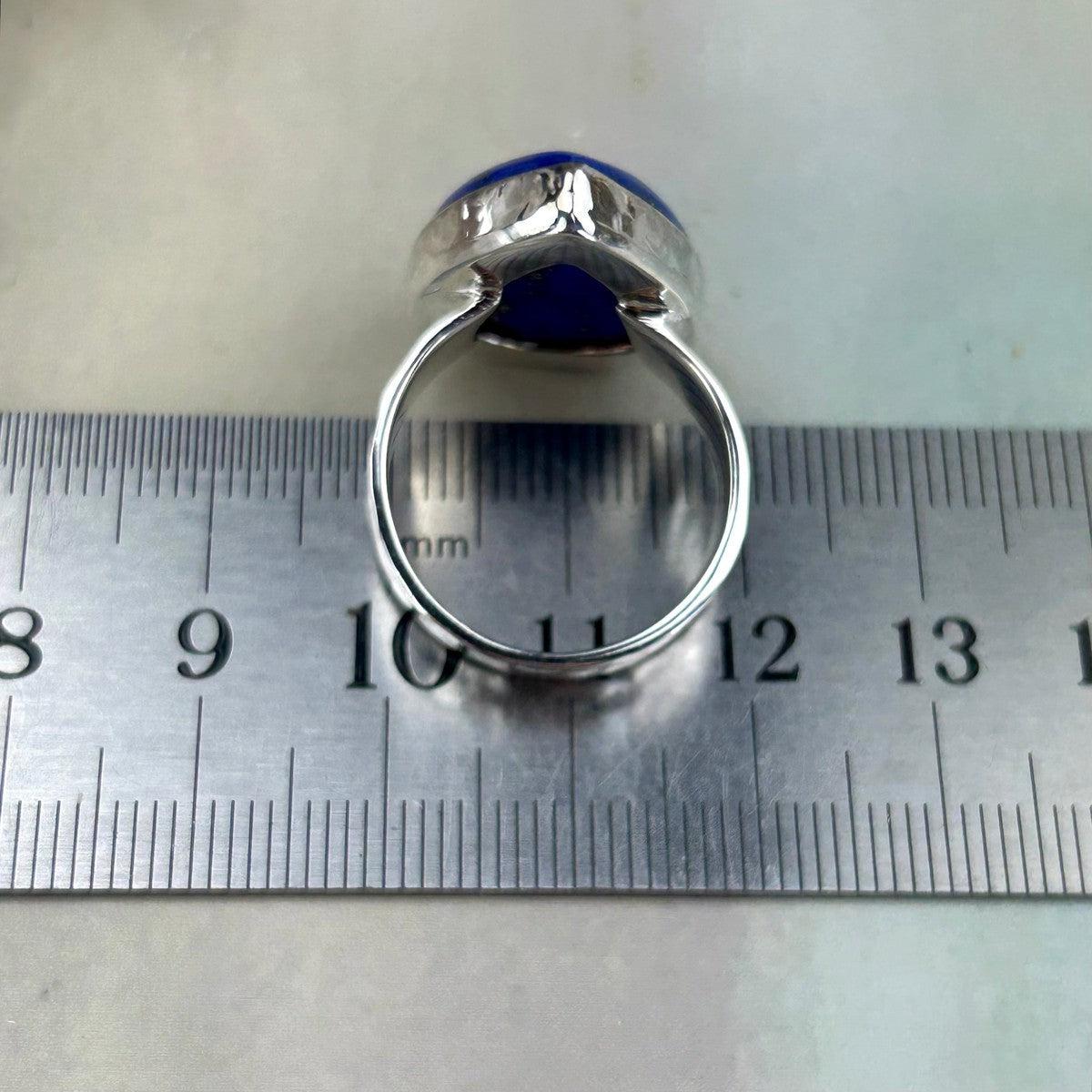 Lapis With Pyrite Ring