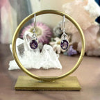 Classic Style Amethyst Earrings