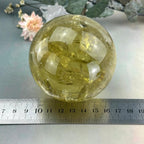Lemon Quartz Crystal Orb