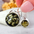Natural Green Baltic Amber Pendant