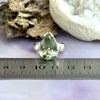 Prasiolite Crystal Ring