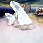 Silver Morganite Drop Earrings