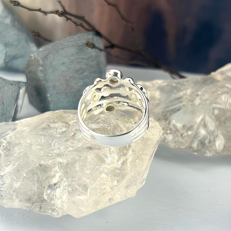 Moonstone Silver Women's Ring