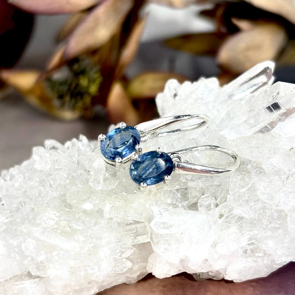 Oval Cut Sapphire Earrings