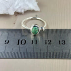 Real Turquoise In Silver Ring