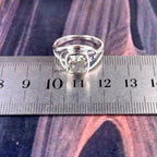 Prasiolite Sterling Silver Band Ring