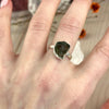 Simple Moldavite Ring