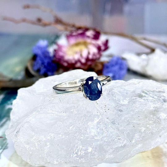 Sapphire Oval Cut Ring