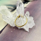 Purple Gemstone Gold Ring