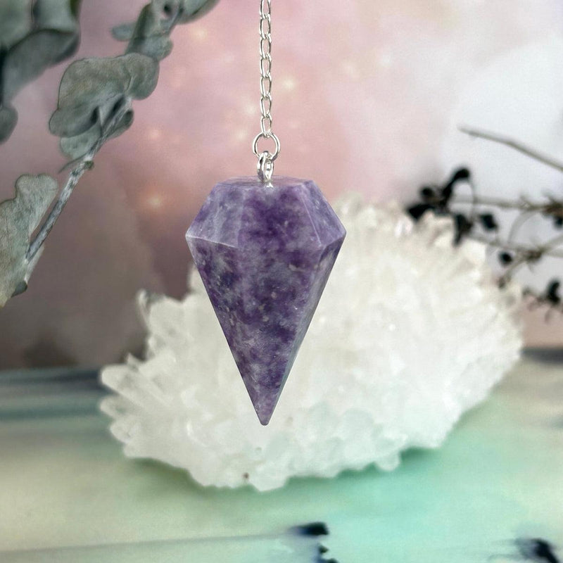 Soft Purple Stone Pendulum