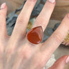Orange Carnelian Women's Ring