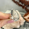 Tourmalated Quartz Sterling Silver Ring