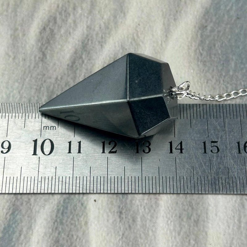 Hematite Sterling Silver Pendulum
