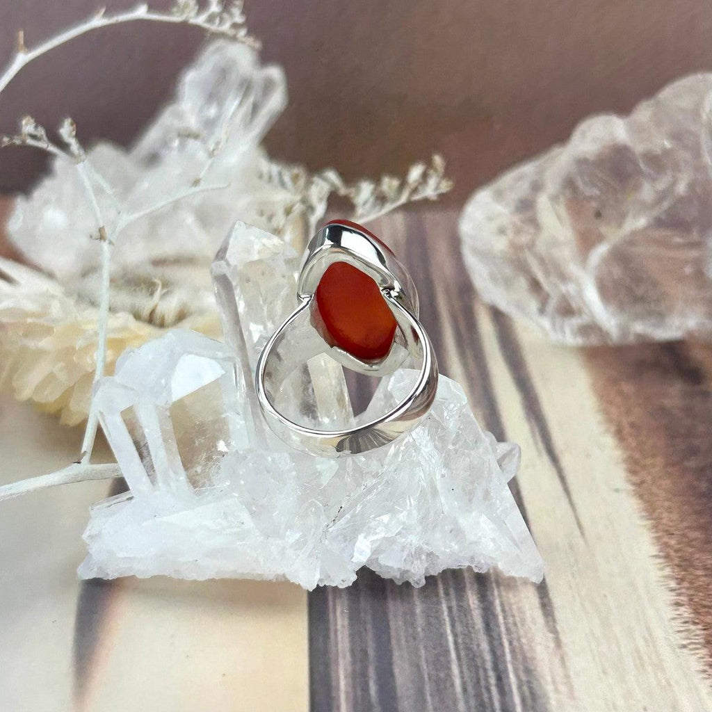 Small Size Carnelian Ring