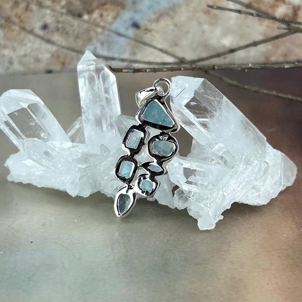 Pale Blue Crystal Pendant