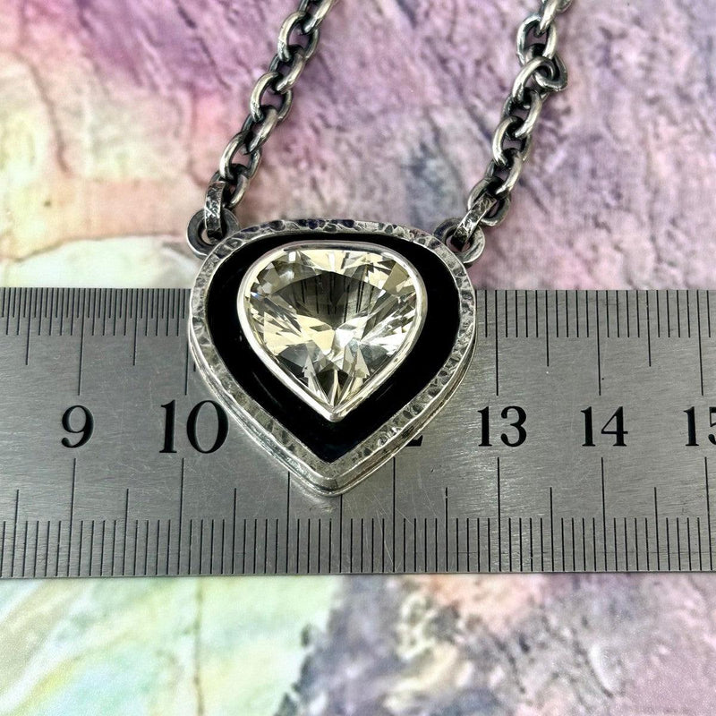 Heart Shaped Smoky Quartz Pendant