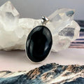 Classic Oval Obsidian Pendant