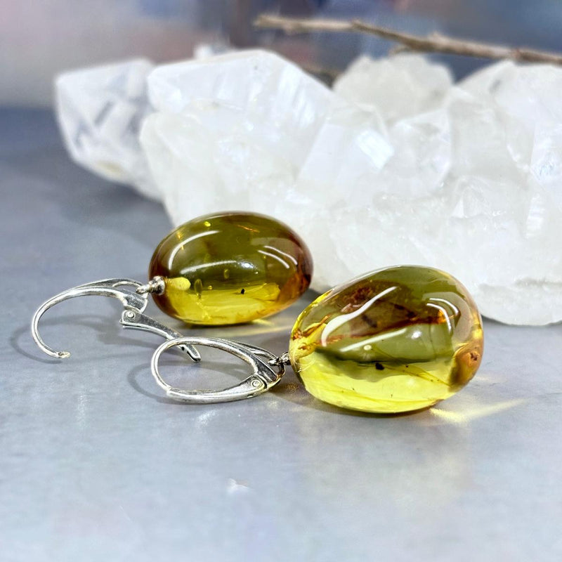 Genuine Baltic Amber Earrings