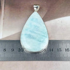 Large Teardrop Hemimorphite Pendant