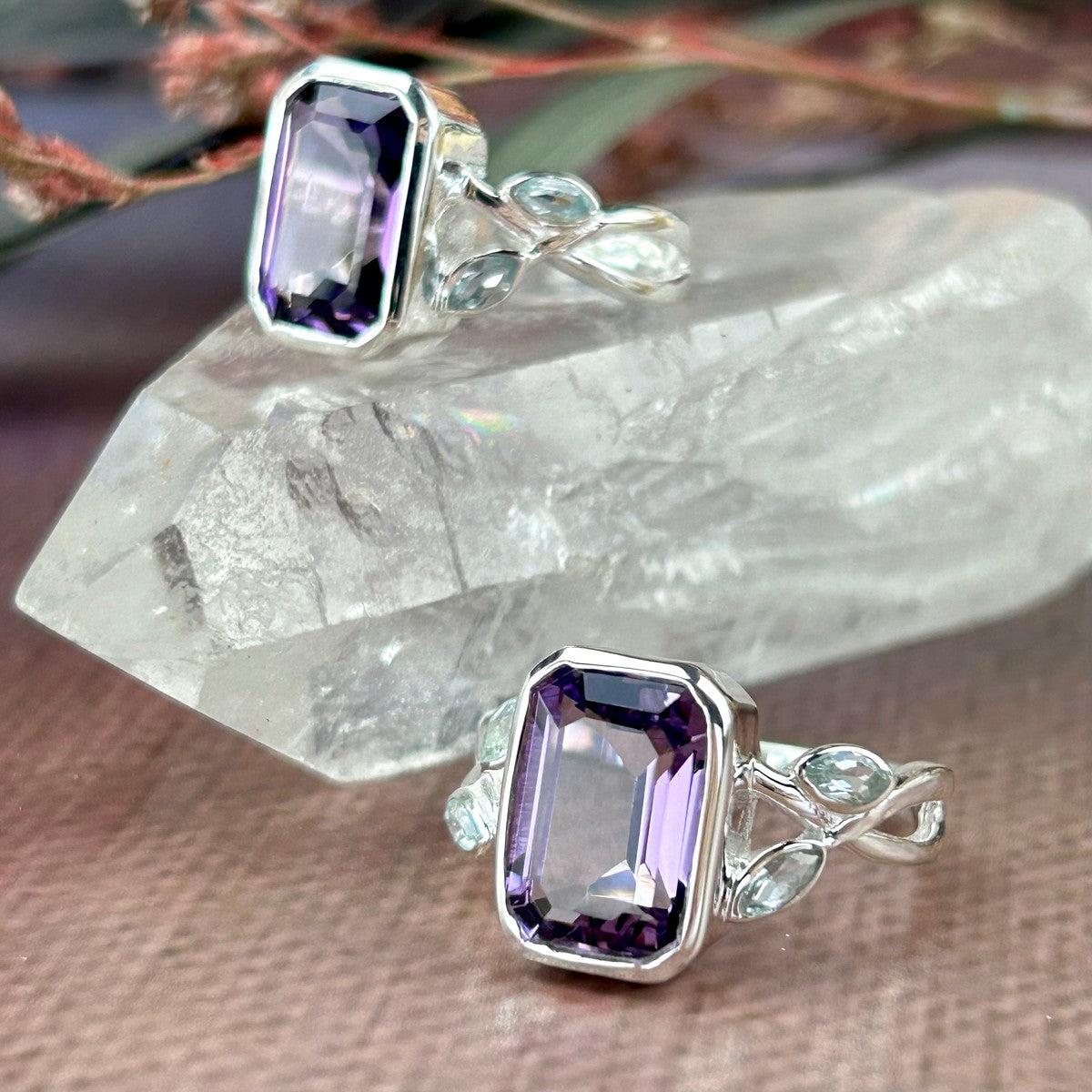 Amethyst And Blue Topaz Jewellery