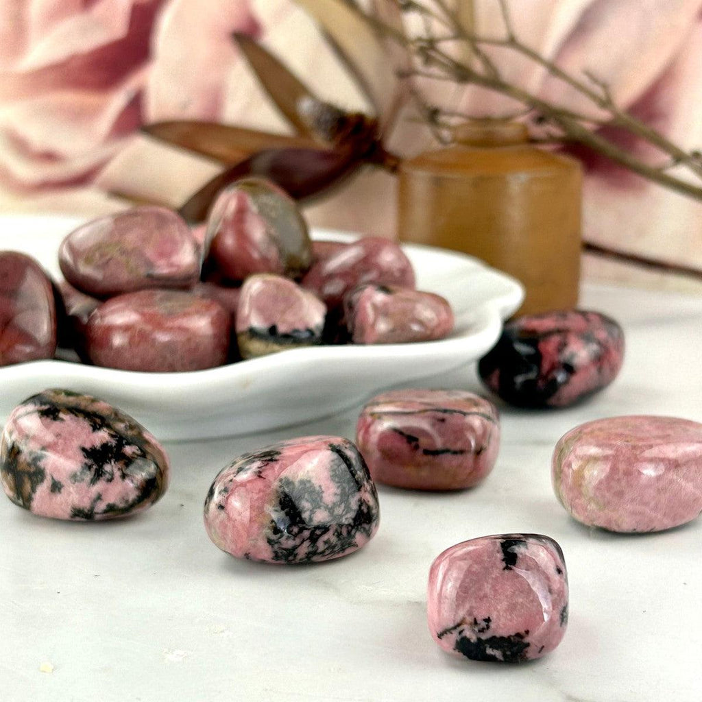 Bright Pink Rhodonite Crystal