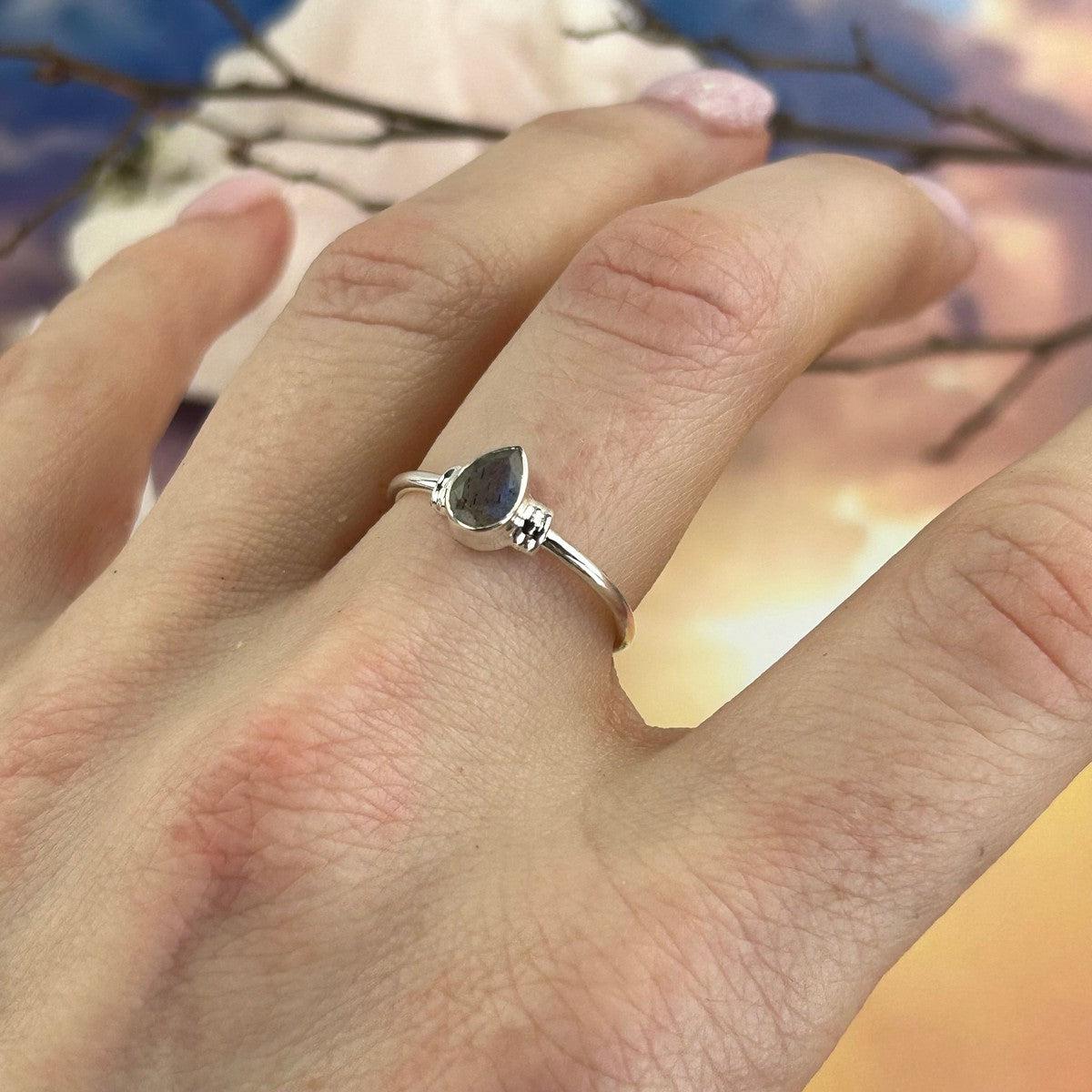 Labradorite Stackable Ring