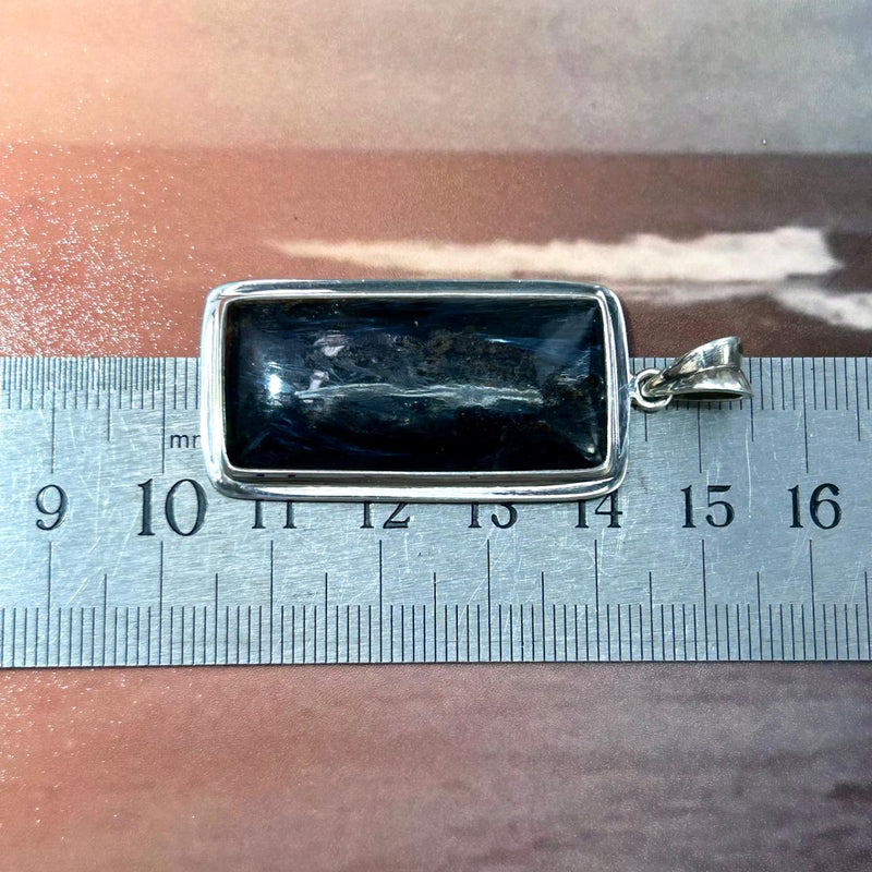 Men's Crystal Bar Pendant