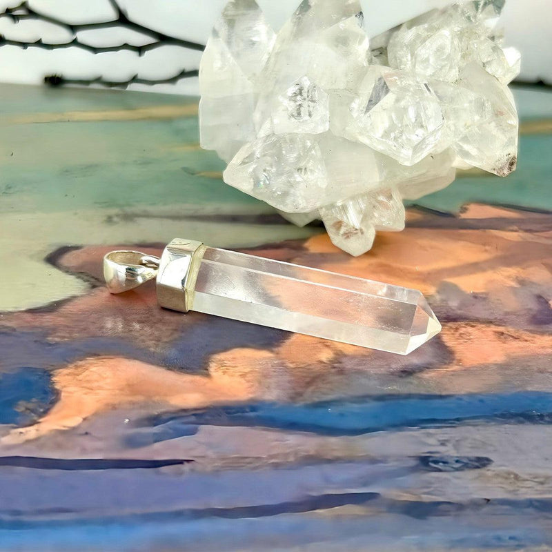 Clear Quartz Shard Pendant