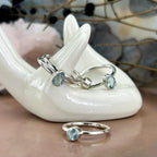 Aquamarine Sterling Silver Ring