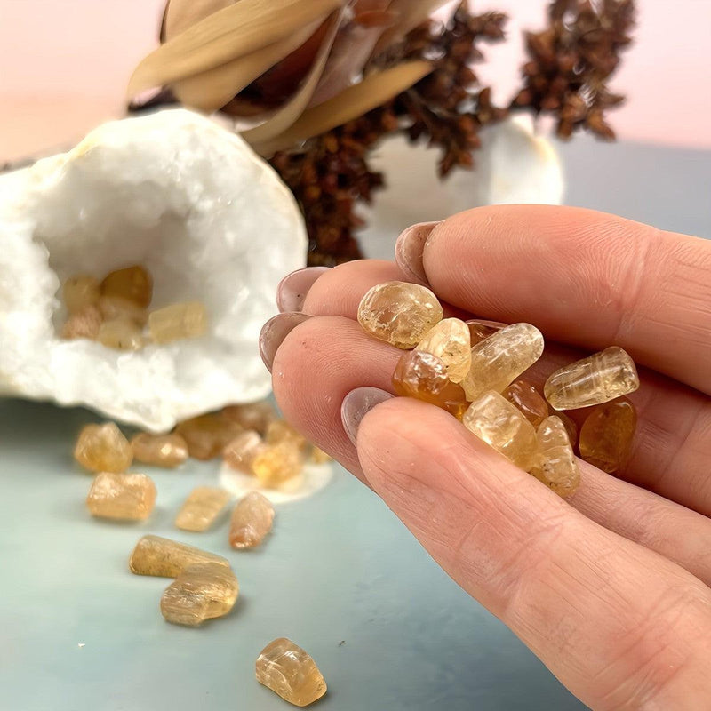 Imperial Topaz Tumbled Stone Chips