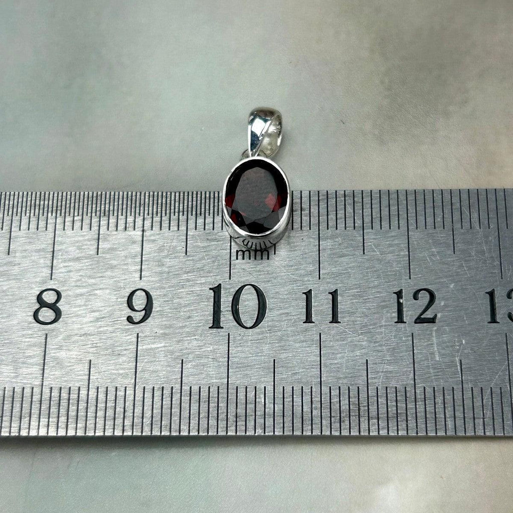 Petite Oval Crystal Pendant