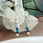 Bohemian Pearl And Crystal Earrings