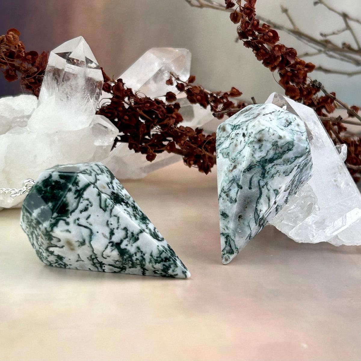 Tree Agate Pendulum