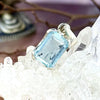 Rectangle Shape Aquamarine Pendant
