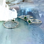 Emerald V Ring
