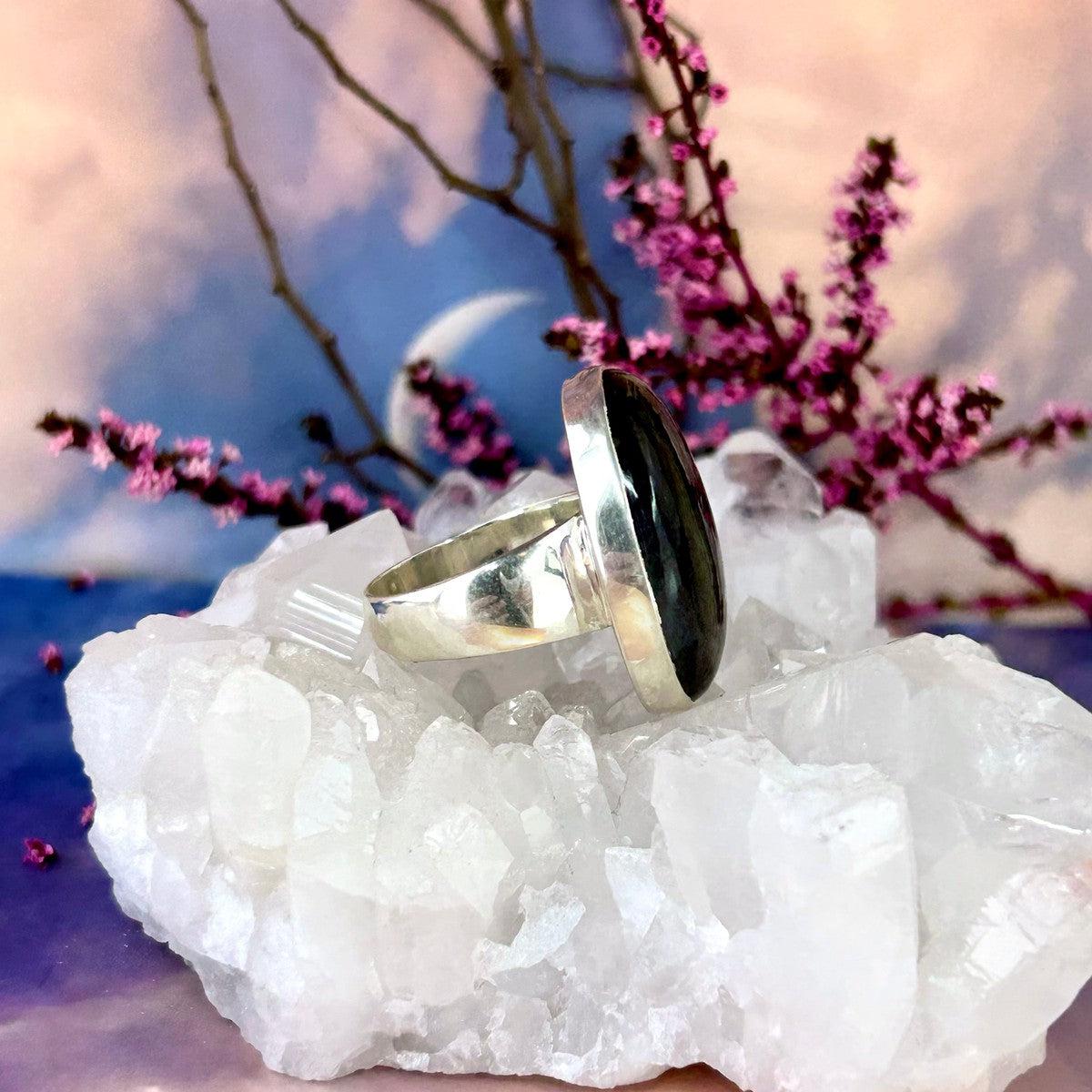 Labradorite In Sterling Silver Ring
