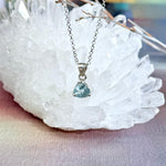 Aquamarine Trilion Pendant