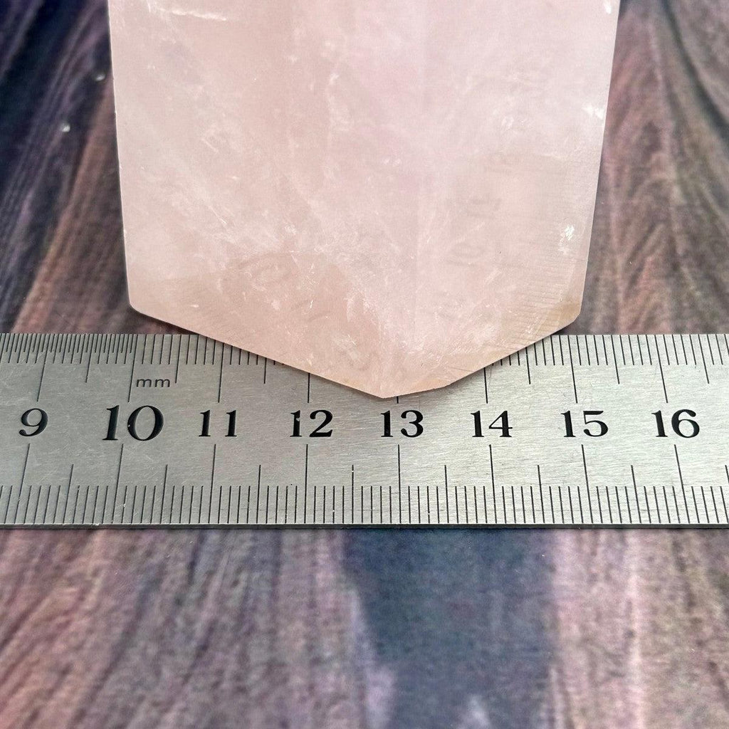 Thin Rose Quartz Tower