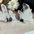 Raw Shungite Crystal Earrings