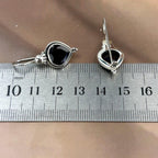 Garnet Teardrop Earrings