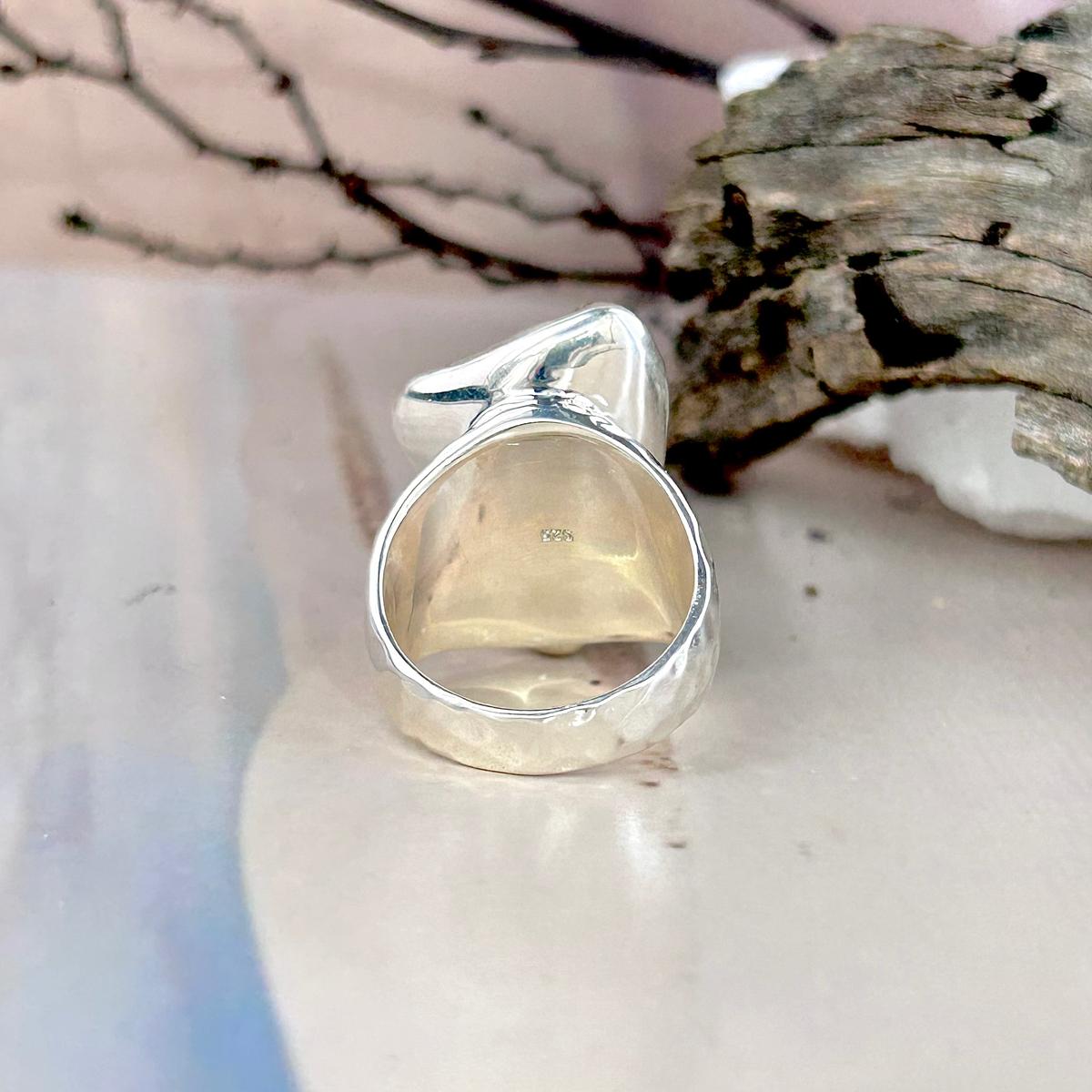 Bold Large Aquamarine Ring