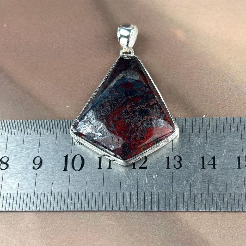 Australian Crystal In Silver Pendant
