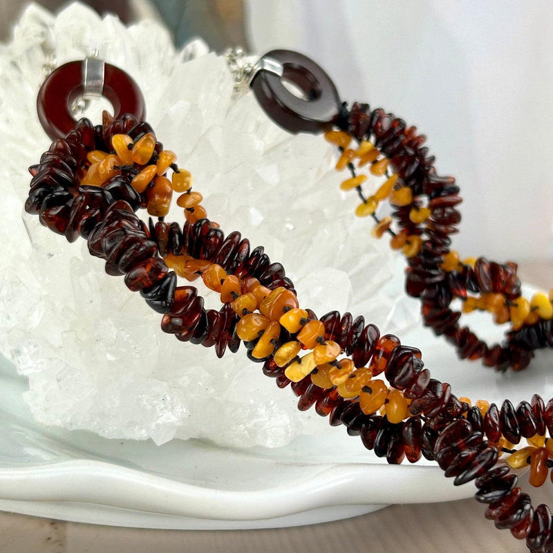 Amber Rope Necklace