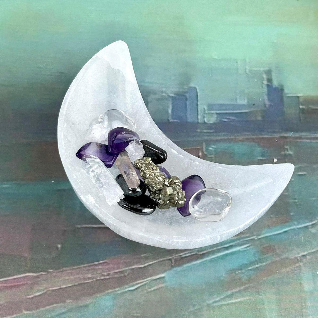 Crystal Crescent Moon Bowl