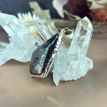 Rare Crystal In Silver Pendant