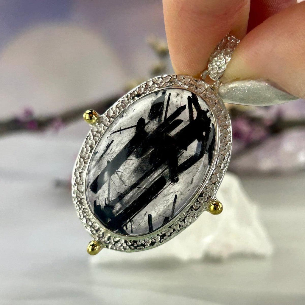 High Quality Tourmalated Quartz Pendant